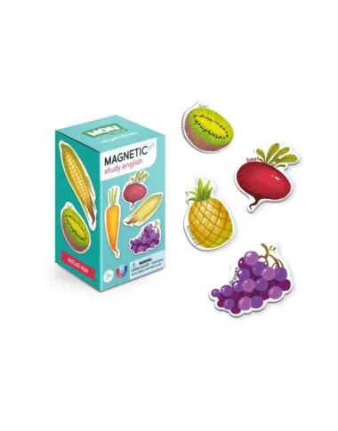 MON Magnetukų rinkinys Vaisiai ir daržovės (10 el.)
