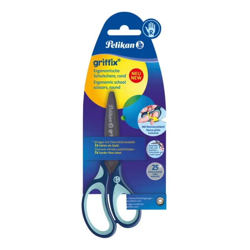 Pelikāna šķēres (14 cm, R) - Kancelejas preces bērniem - Lapute.lt