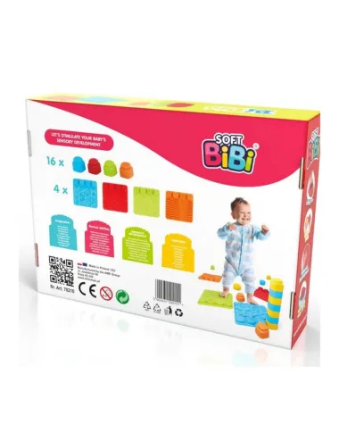 Sensorinis takelis Soft Bibi su kaladėlėmis (20 el)