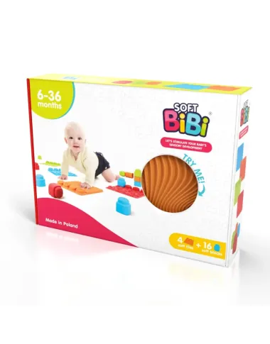 Sensorinis takelis Soft Bibi su kaladėlėmis (20 el)