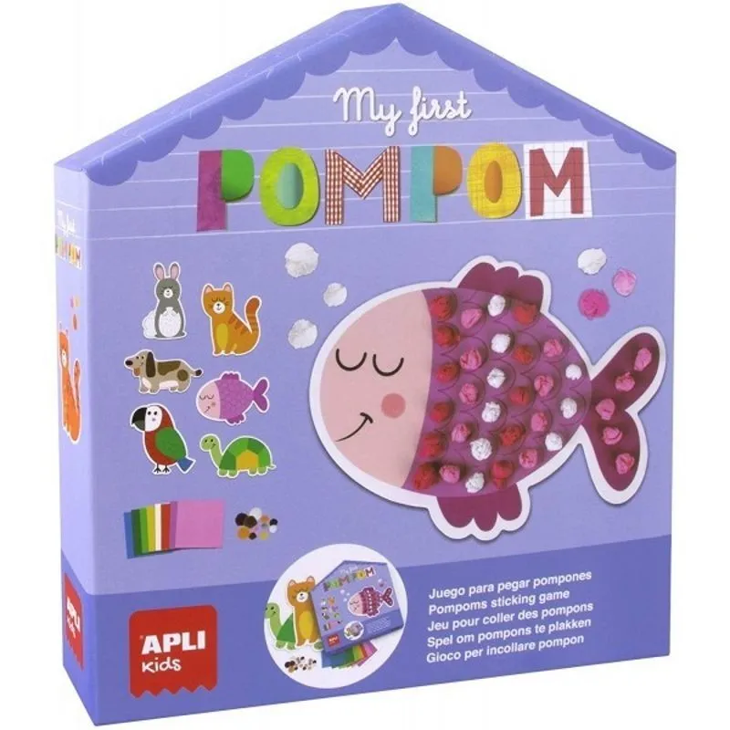 Kūrybinis rinkinys Mano pirmasis pomponsų menas