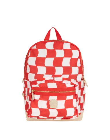 Pick & Pack kuprinė pradinukams Raudoni langeliai, M iš priekio