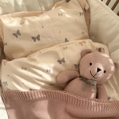 Gultasveļas komplekts Tauriņi, 70x100 cm - Lapute.lt