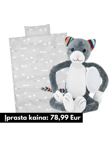 Guļamkomplekts bērniem Kaķēnu šūpulis (100x140)