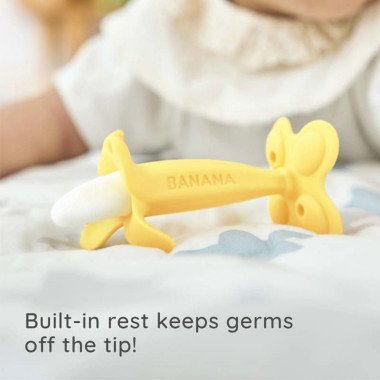 EdisonMama graužamā rotaļlieta mazuļiem Banāni plus | Lapute.lt