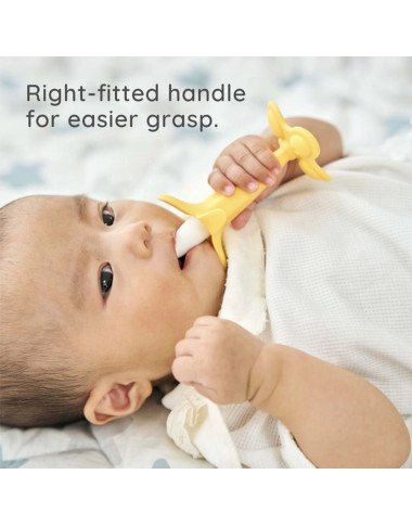 EdisonMama graužamā rotaļlieta mazuļiem Banāni plus