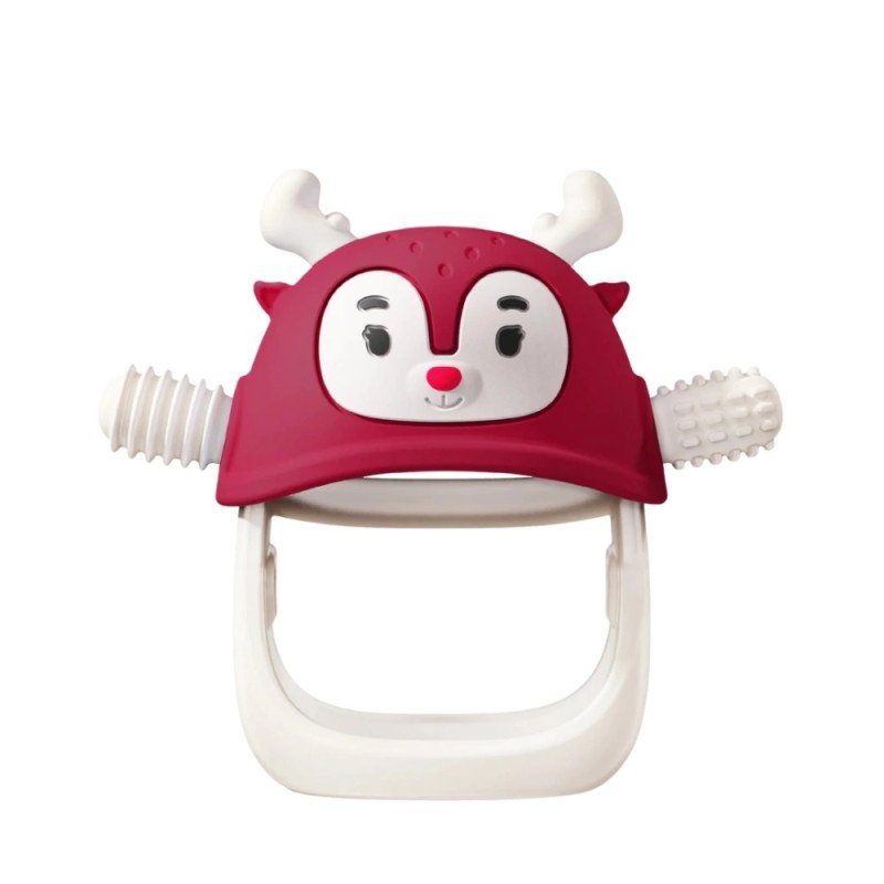 Smily Mia graužamā rotaļlieta mazuļiem Briedis, sarkana