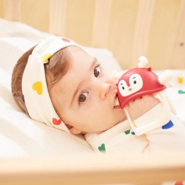 Smily Mia graužamā rotaļlieta mazuļiem Briedis, sarkana | Lapute.lt