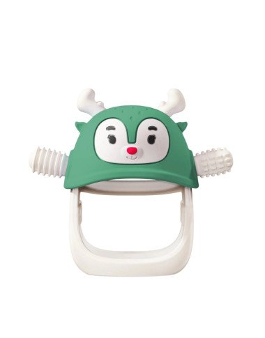 Smily Mia graužamā rotaļlieta mazuļiem Brieži, zaļa