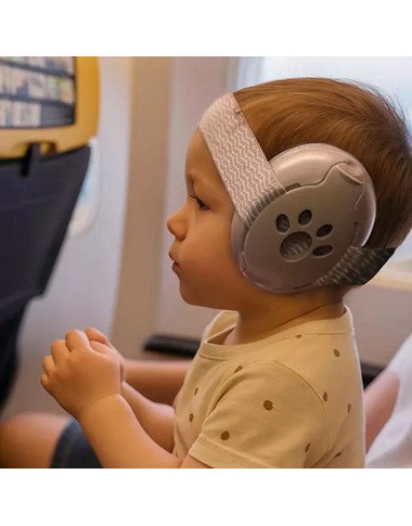 Zazu brūnas trokšņu slāpēšanas austiņas, 0-4 m.