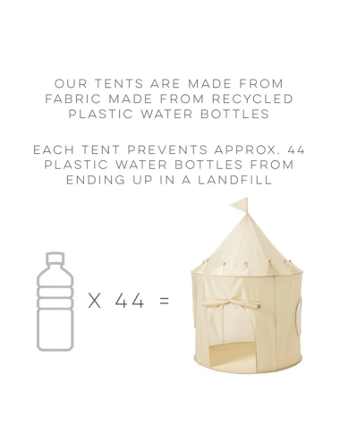 3 Sprouts rusva vaikiška palapinė