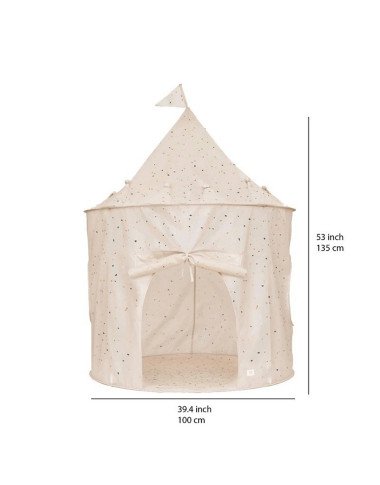 3 Sprouts rusva vaikiška palapinė