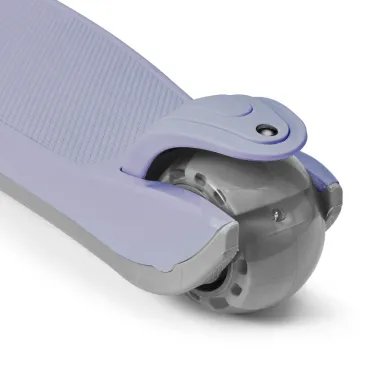 Violetinis paspirtukas vaikams su 3 ratais ir stabdžiais