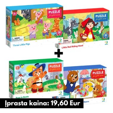 Dodo dėlionių rinkinys Pasakos (4x30 det)