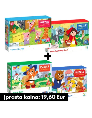Dodo dėlionių rinkinys Pasakos (4x30 det)
