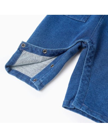 Džinsa imitācijas kombinezons ar bodiju zīdainim (0/1–9/12 mēn.) Džinsa imitācijas kombinezons ar bodiju zīdainim (0/1–9/12 mēn.)