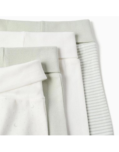 4 kelnyčių kūdikiams rinkinys – su pėdutėmis