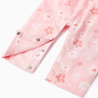 Ziedu raksta kombinezons meitenītei (0/1–9/12 mēn.) | Lapute.lt