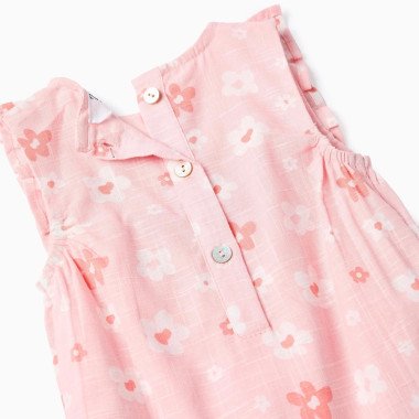 Ziedu raksta kombinezons meitenītei (0/1–9/12 mēn.) | Lapute.lt