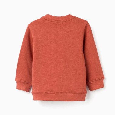 Oranžs kokvilnas džemperis (6/9–24/36 mēn.) | Lapute.lt