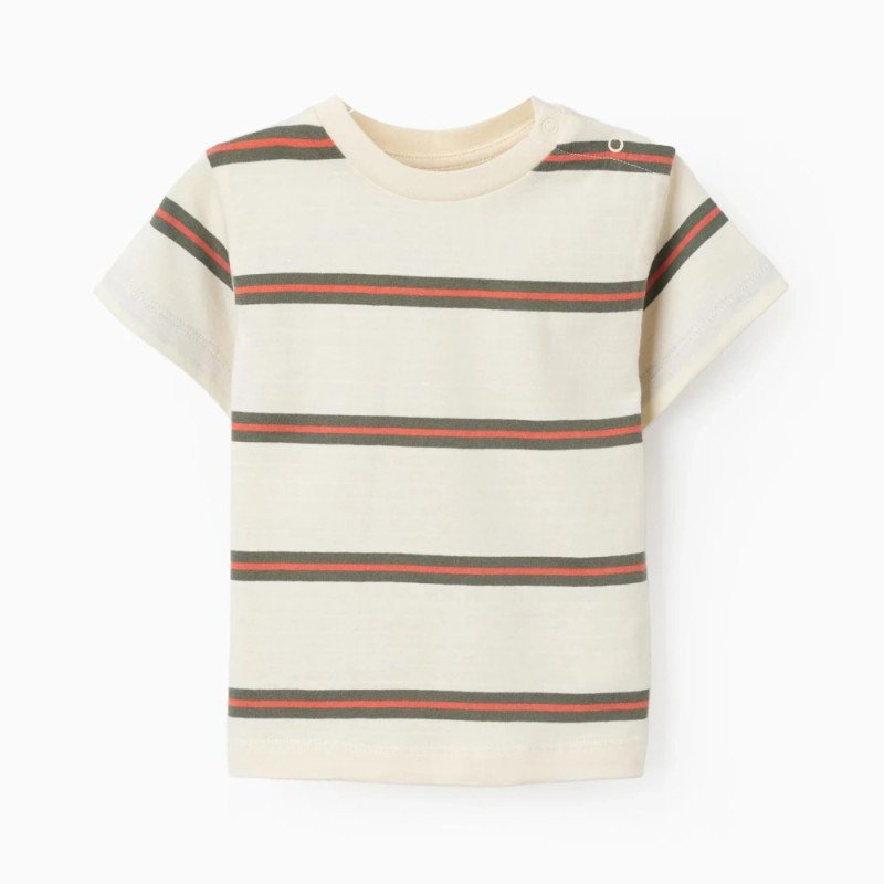 ZIPPY dryžuoti medvilniniai marškinėliai berniukui