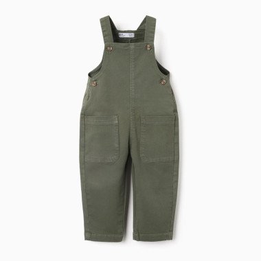 Tumši zaļš kombinezons zēnam (6/9–24/36 mēn.)