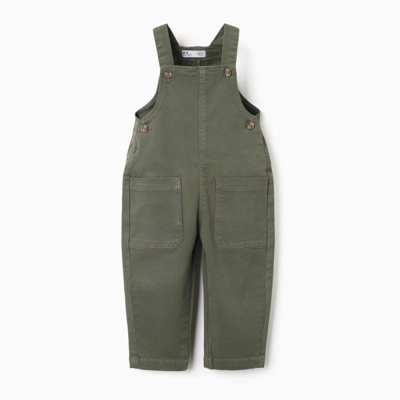 Tumši zaļš kombinezons zēnam (6/9–24/36 mēn.)