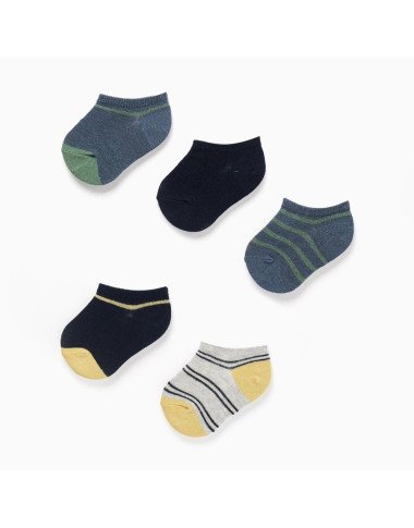 Īsās bērnu zeķes, 5 pāri (15–22)