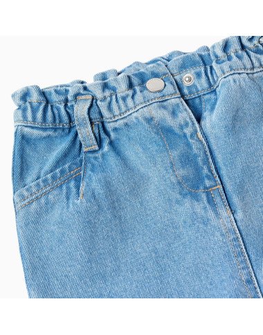 Gaiši zilas džinsa bikses meitenītei (6/9–24/36 mēn.)