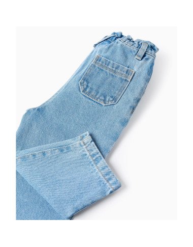 Gaiši zilas džinsa bikses meitenītei (6/9–24/36 mēn.)