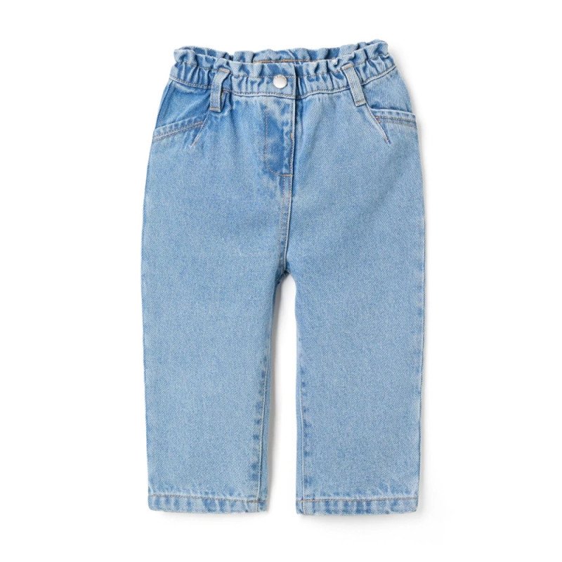 Gaiši zilas džinsa bikses meitenītei (6/9–24/36 mēn.)