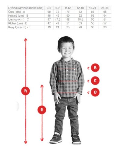 Kokvilnas kombinezons meitenītei Ziedi (6/9–24/36 mēn.)