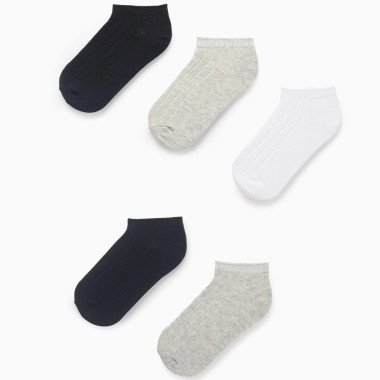 Īsās zeķes zēnam, 5 pāri (23/26–35/37)