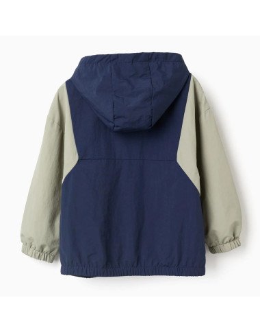 Tamsiai mėlyna ir žalia pavasarinė striukė berniukui Tamsiai mėlyna ir žalia pavasarinė striukė berniukui