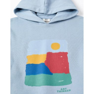 Zils džemperis ar kapuci (3/4–13/14 g.) | Lapute.lt