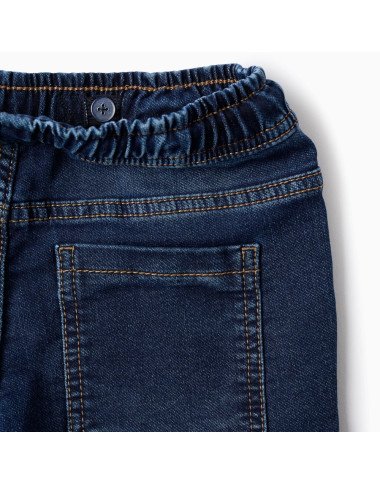 Tumši zilas džinsa bikses ar kabatām (3/4–13/14 g.) Tumši zilas džinsa bikses ar kabatām (3/4–13/14 g.)