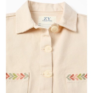 Gaiši brūna žakete meitenītei (3/4–13/14 g.) | Lapute.lt