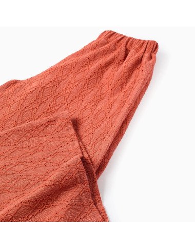 Platas oranžas bikses meitenītei (3/4–13/14 g.)