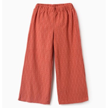 Platas oranžas bikses meitenītei (3/4–13/14 g.)