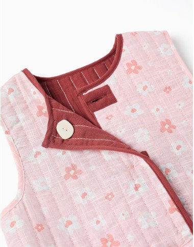 Divpusēja veste meitenītei Ziedi (3/4–13/14 g.) | Lapute.lt Divpusēja veste meitenītei Ziedi (3/4–13/14 g.) | Lapute.lt