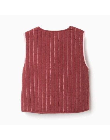 Divpusēja veste meitenītei Ziedi (3/4–13/14 g.) | Lapute.lt Divpusēja veste meitenītei Ziedi (3/4–13/14 g.) | Lapute.lt