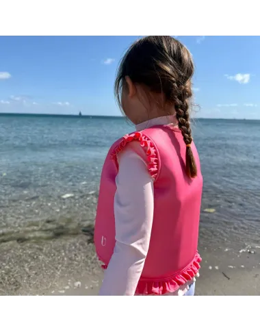 Rozā peldveste bērniem (1-8 gadi)