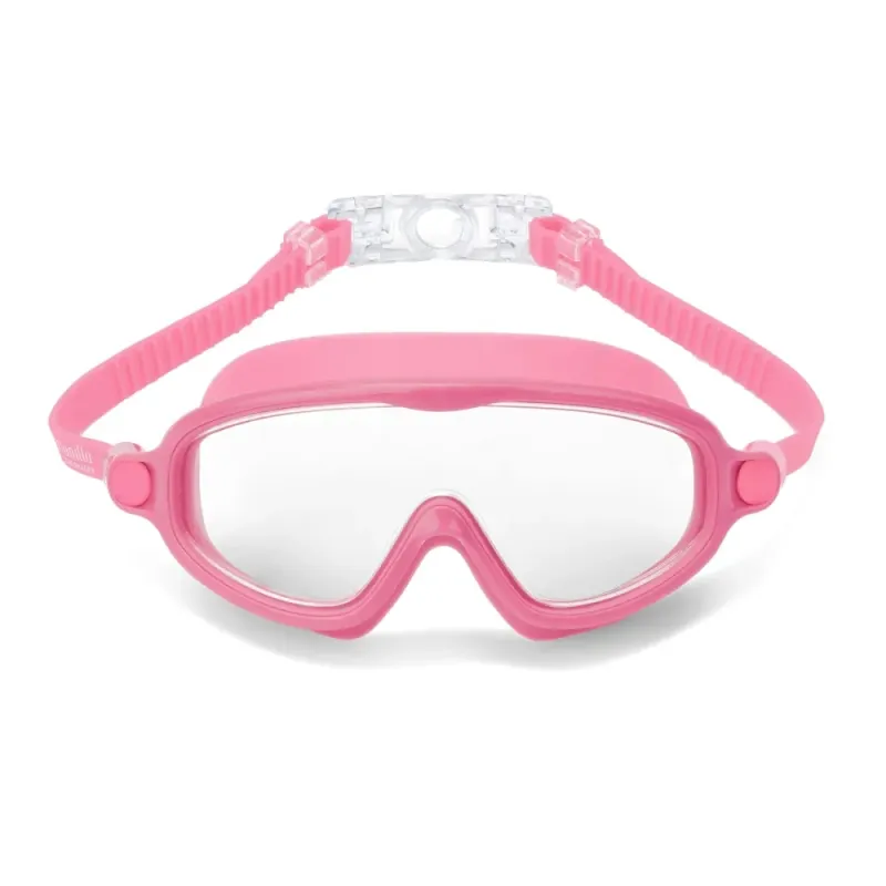 Rozā platas peldbrilles bērniem (3-8 gadi)