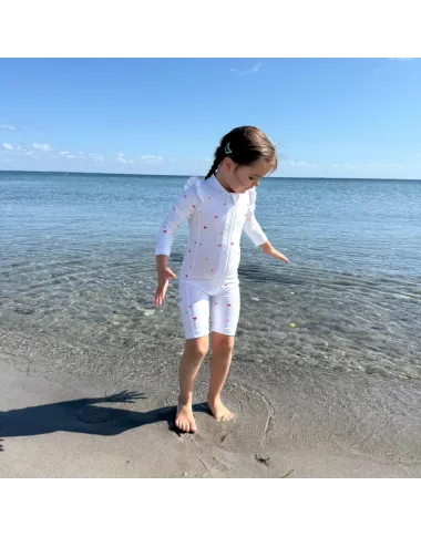 Maudymosi kostiumas mergaitėms Hearts (2-5 m.)