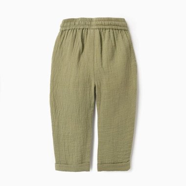 Lengvos laisvo kirpimo vasarinės kelnės berniukui