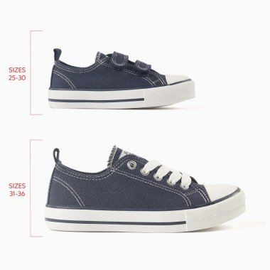 Džinsiniai sportbačiai berniukui tamsiai mėlyni