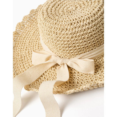 Lengva vasarinė kepurė mergaitei nuo saulės