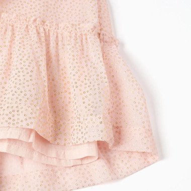 Vaikiška suknelė mergaitei švelniai rožinė