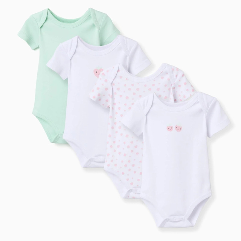 Smėlinukai kūdikiui Braškės, 4 vnt. (3/6-24/36 mėn)