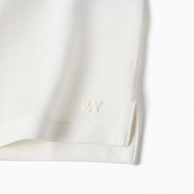 Balti marškinėliai vaikams trumpomis rankovėmis